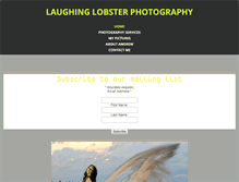 Tablet Screenshot of laughinglobsterphoto.com